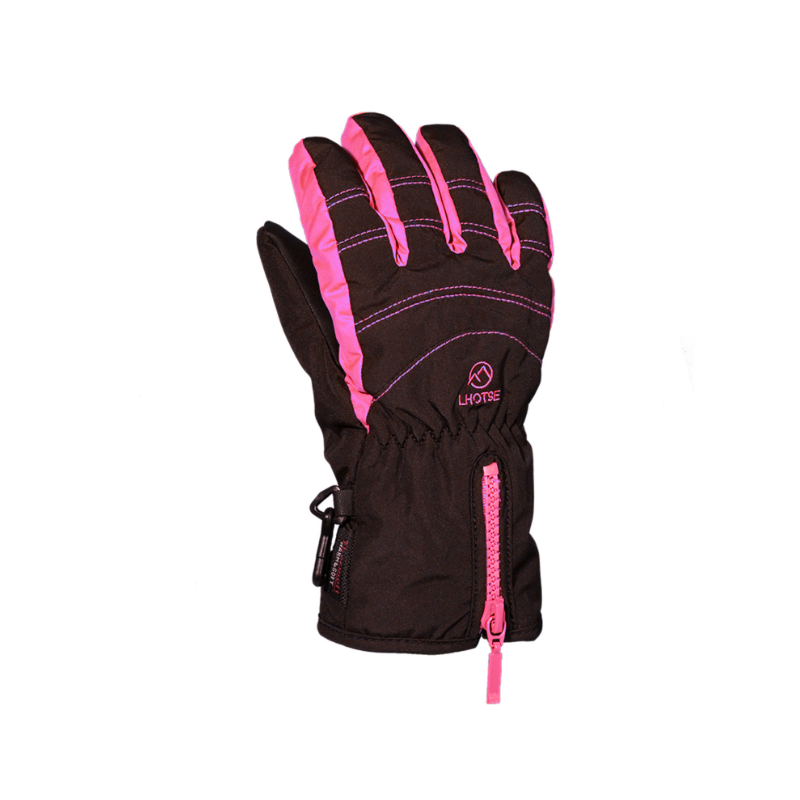 Gants De Ski Enfant Garçon Fille - Imperméables, Chauds, Avec Paume Antidérapante Et Cordon Anti-perte