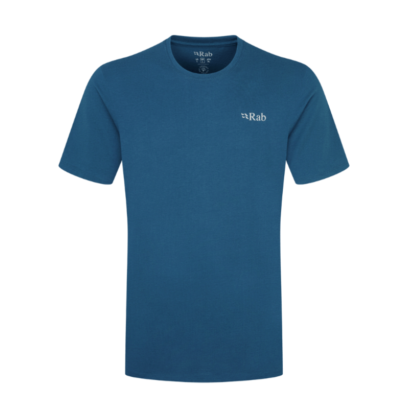 , Tee Shirt coton Stance Mountain Peak homme Rab, RAB, Croque Montagne , Tee Shirt coton Stance Mountain Peak homme Rab, RAB, Croque Montagne