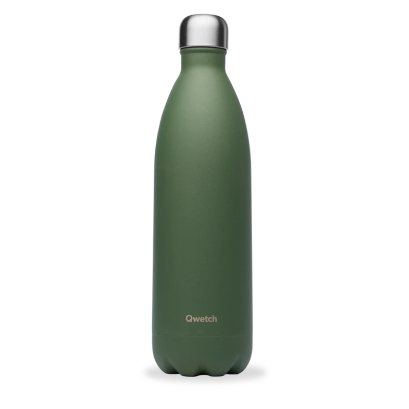 Bouteille isotherme Originals Granite Kaki 1L Qwetch Bouteille isotherme Originals Granite Kaki 1L Qwetch