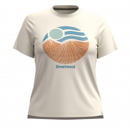 T-shirt imprimé Horizon View manches courtes femme Smartwool