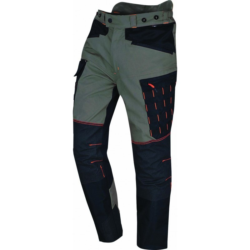 , Pantalon de travail Handy -7 cm gris Solidur, SOLIDUR, Croque Montagne