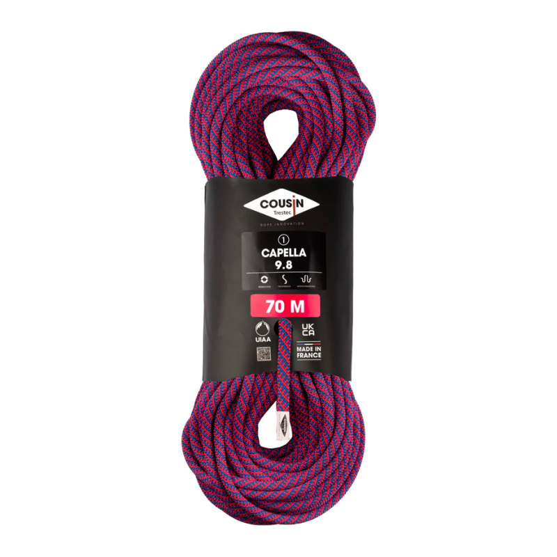 Corde Capella 9.8 mm 70 m Cousin Trestec, Corde Capella 9.8 mm 70 m Cousin Trestec, COUSIN TRESTEC, Croque Montagne Corde Capella 9.8 mm 70 m Cousin Trestec, Corde Capella 9.8 mm 70 m Cousin Trestec, COUSIN TRESTEC, Croque Montagne