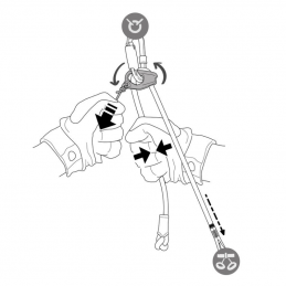 Longe double Dual Connect Adjust Petzl