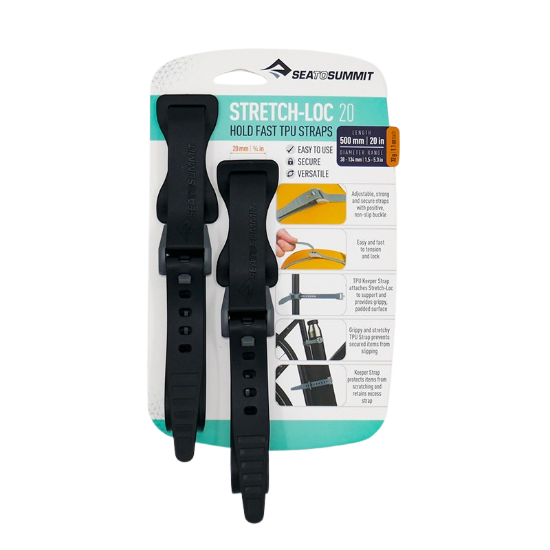 Pack de 2 sangles StretchLoc 500mm Sea to Summit Pack de 2 sangles StretchLoc 500mm Sea to Summit