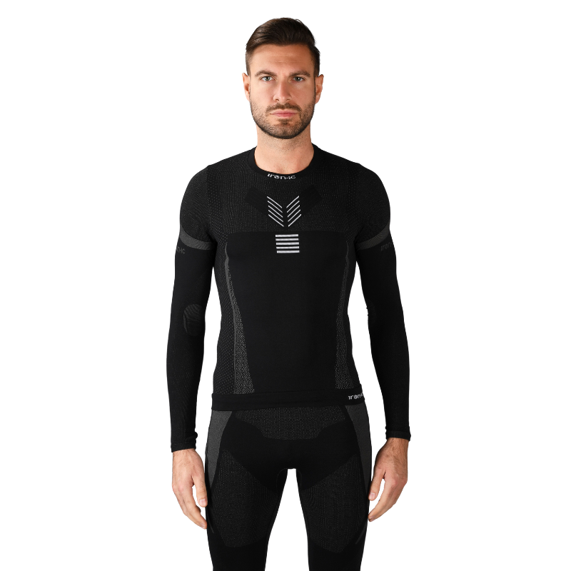 Tee shirt manches longues doublé polaire homme Iron-Ic Tee shirt manches longues doublé polaire homme Iron-Ic