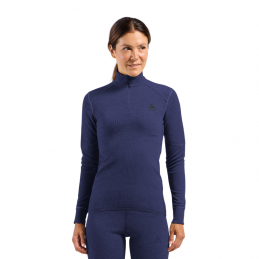 T-shirt femme col montant zippé Active X-Warm Eco Oldo