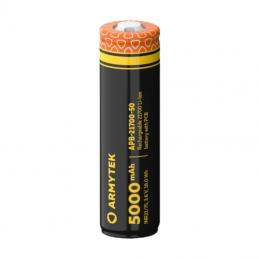 Accu APB-21700-50 5000 mAh 3.6V protégé Armytek, Accu APB-21700-50 5000 mAh 3.6V protégé Armytek, ARMYTEK, Croque Montagne