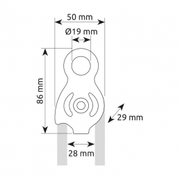 Poulie simple Sphinx Pro Camp