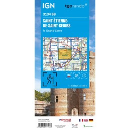 Cartes de randonnée IGN Série Bleue Saint-Etienne-de-Saint-Geoirs