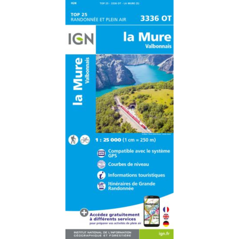 Carte IGN La Mure Valbonnais, Carte IGN La Mure Valbonnais, IGN, Croque Montagne