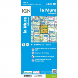 Carte IGN La Mure Valbonnais, Carte IGN La Mure Valbonnais, IGN, Croque Montagne