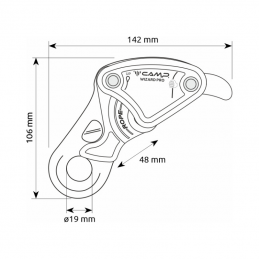 , Descendeur Wizard Pro Camp, CAMP, Croque Montagne, Descendeur Wizard Pro Camp, CAMP, Croque Montagne