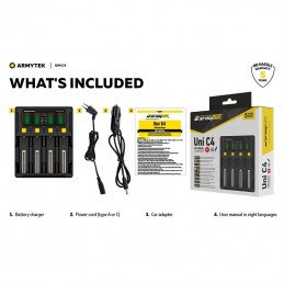 , Chargeur universel Uni C4 Type C Armytek, ARMYTEK, Croque Montagne