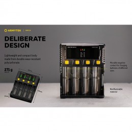 , Chargeur universel Uni C4 Type C Armytek, ARMYTEK, Croque Montagne