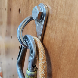 , Plaquette EXP³ inox D10 avec anneau Tebylon, TEBYLON, Croque Montagne