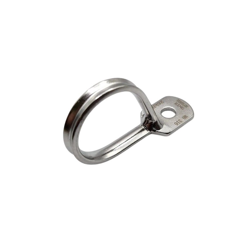 , Plaquette Ring Hanger D8 inox Tebylon, TEBYLON, Croque Montagne
