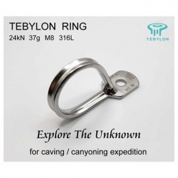 , Plaquette Ring Hanger D8 inox Tebylon, TEBYLON, Croque Montagne