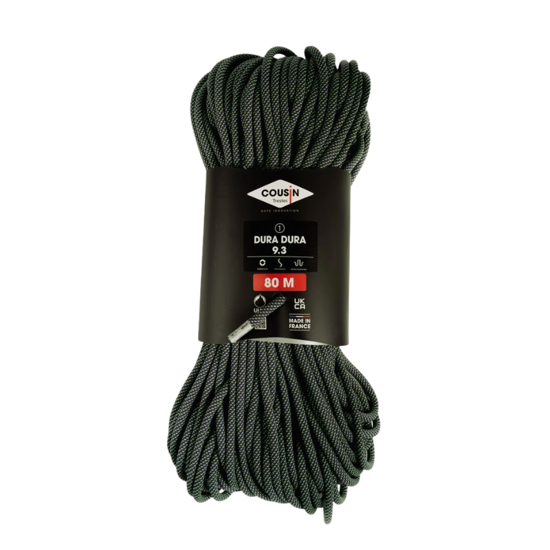 , Corde Dura Dura 9,3 mm 80m Cousin, COUSIN TRESTEC, Croque Montagne