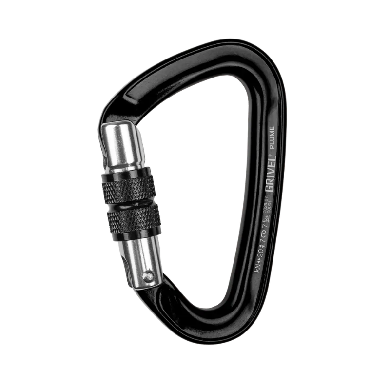 , Mousqueton à vis KN3 Plume Screw lock Grivel, GRIVEL, Croque Montagne