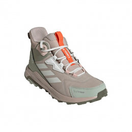 , Chaussures de randonnée Terrex Anylander Mid Leather femme Adidas, ADIDAS, Croque Montagne