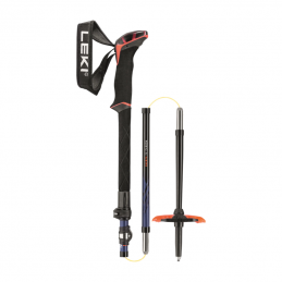 , Bâtons de ski de randonnée pliables Sherpa FX Carbon Leki, LEKI, Croque Montagne