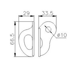 Plaquette Plate 10 inox sans boulon Climbing TechnologyCLIMBING TECHNOLOGYCroque Montagne