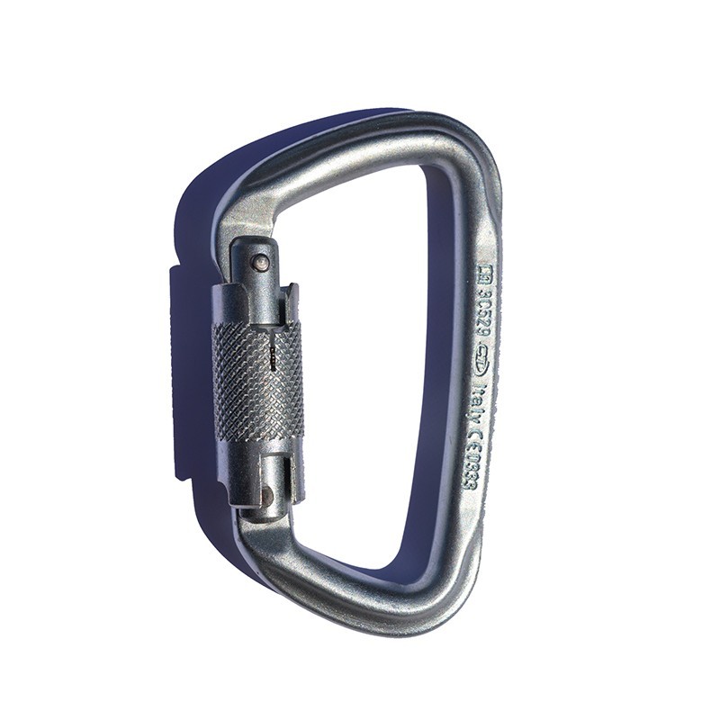 Mousqueton acier D Shape Twistlock Climbing Technology